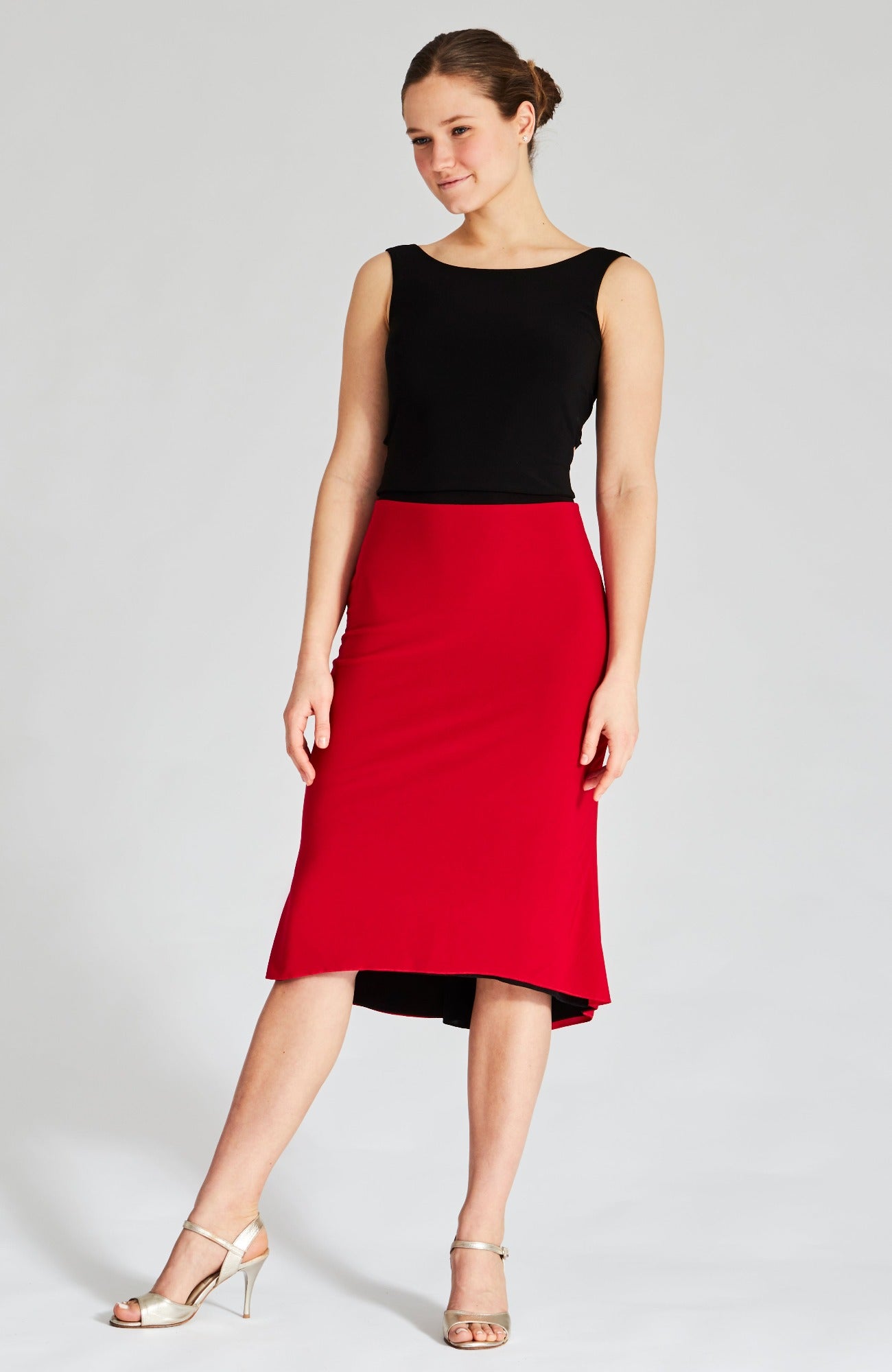 tango clothes in red and black