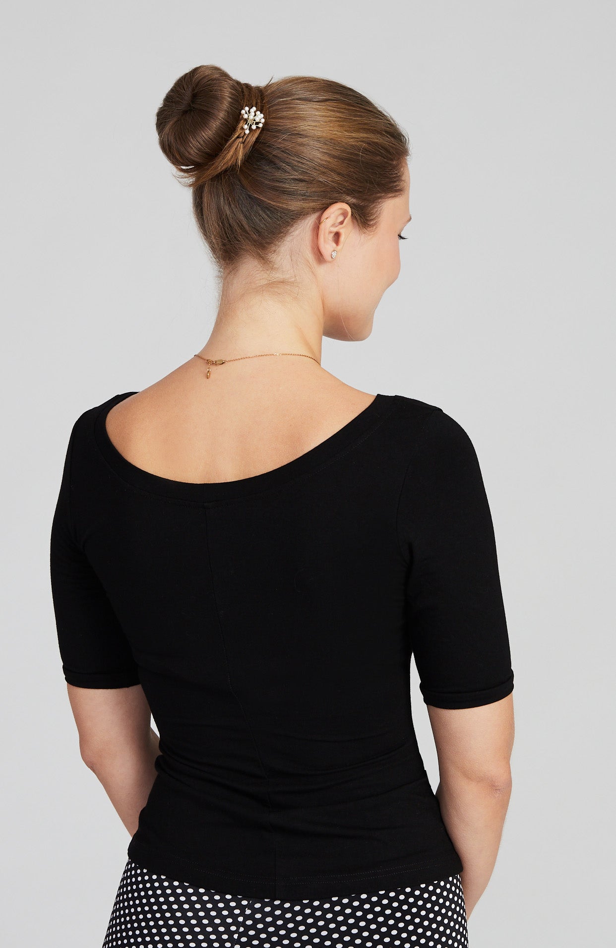 bamboo top with sleeves by Coleccion Berlin 
