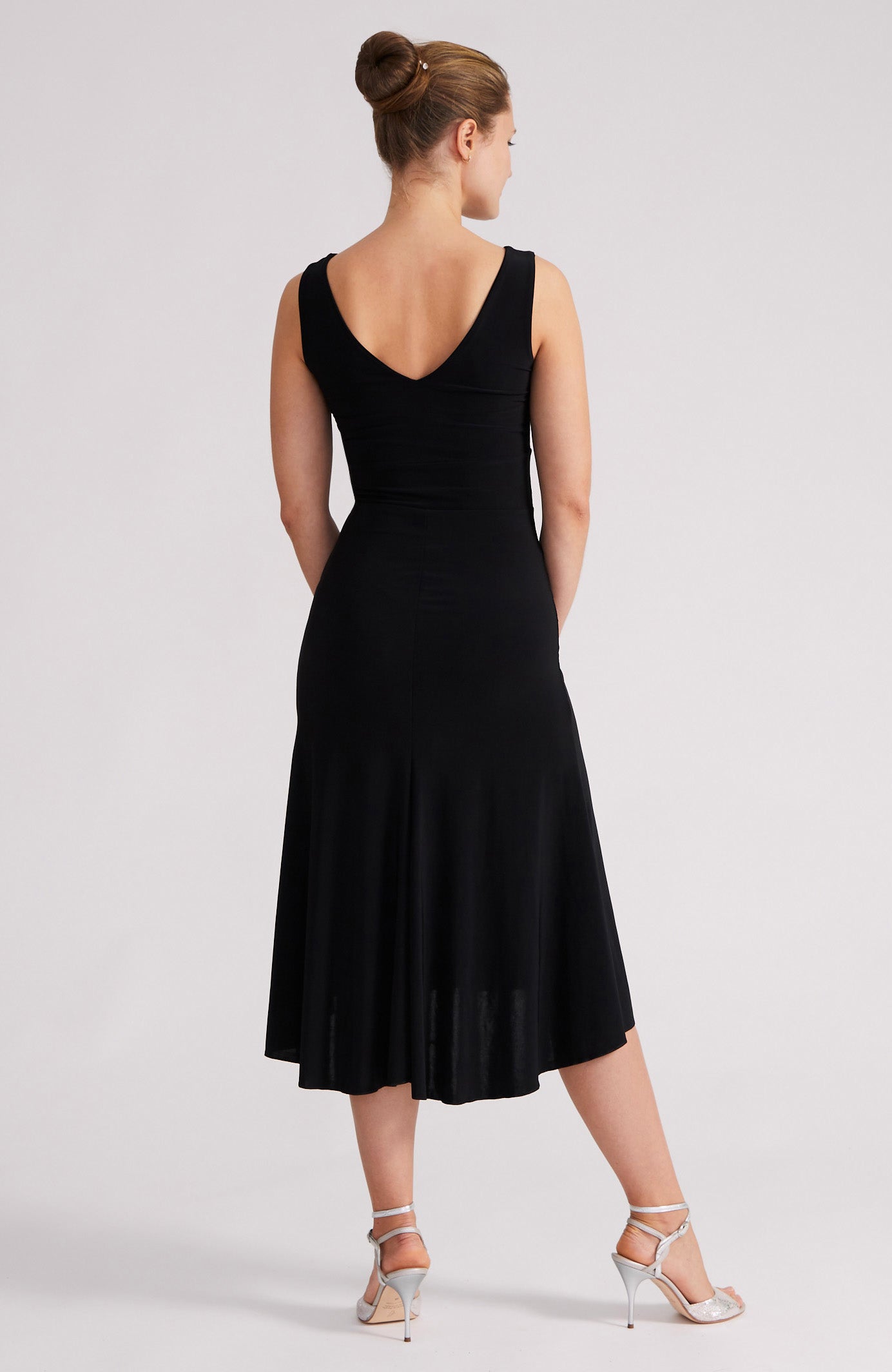 black tango dress with a-line by coleccion berlin