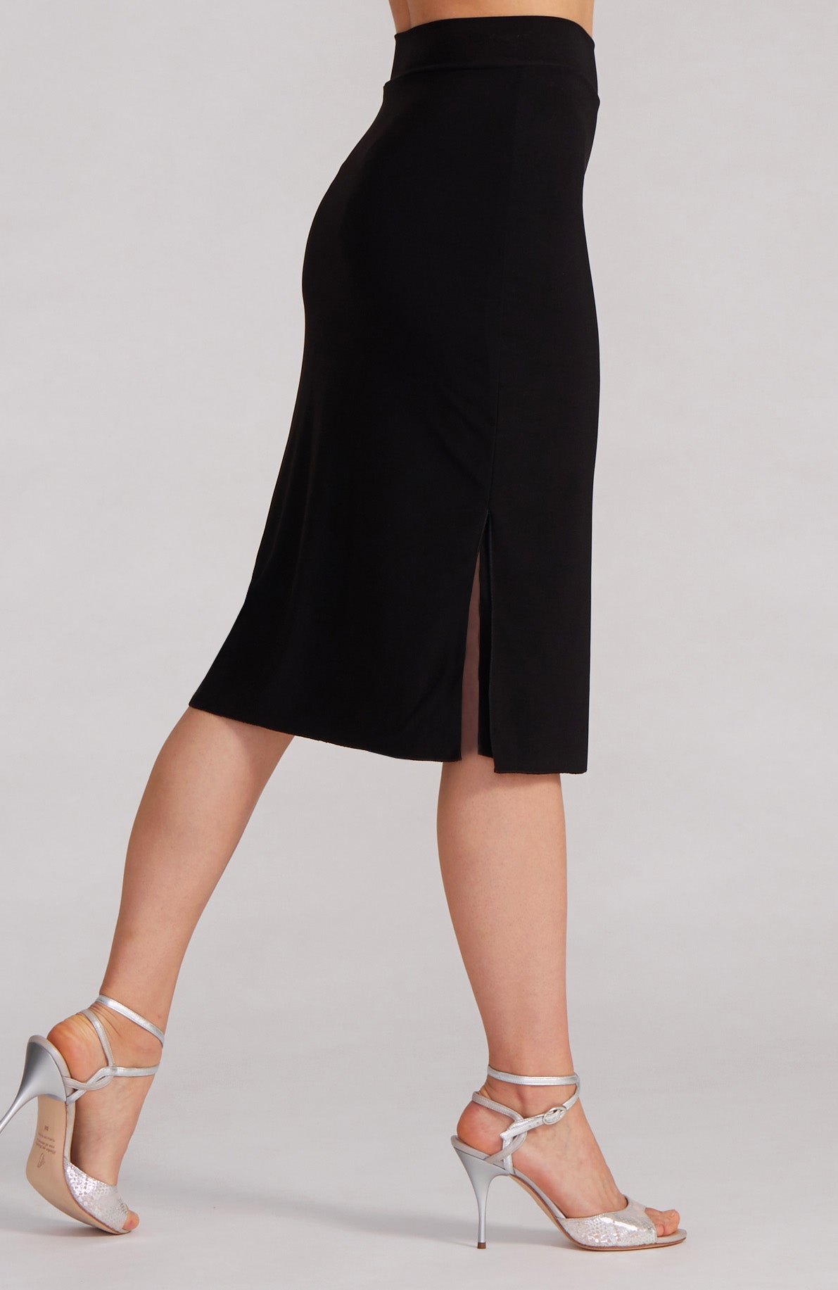 argentine tango skirt in black