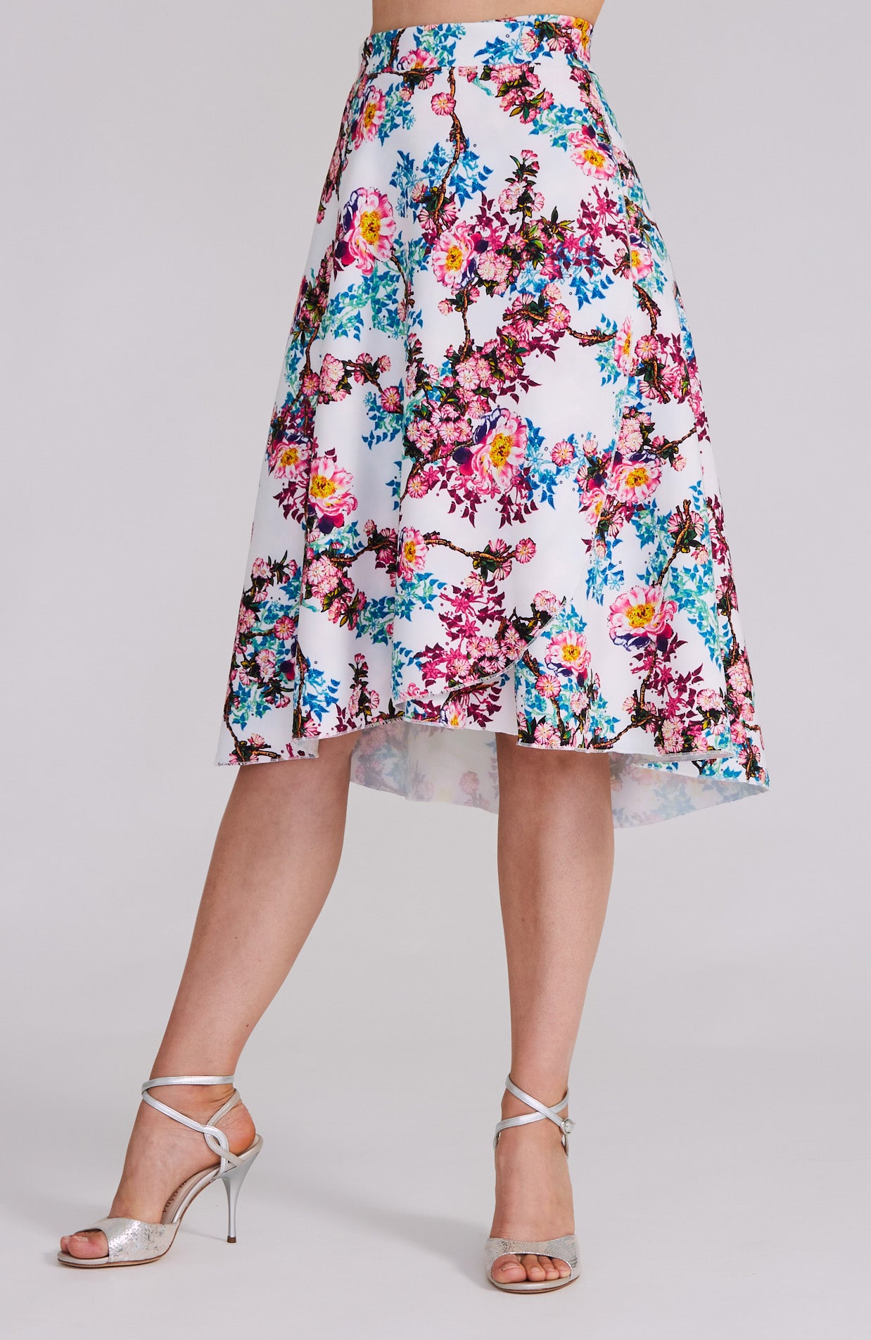 COCO - Wrap Skirt in Vivid Roses