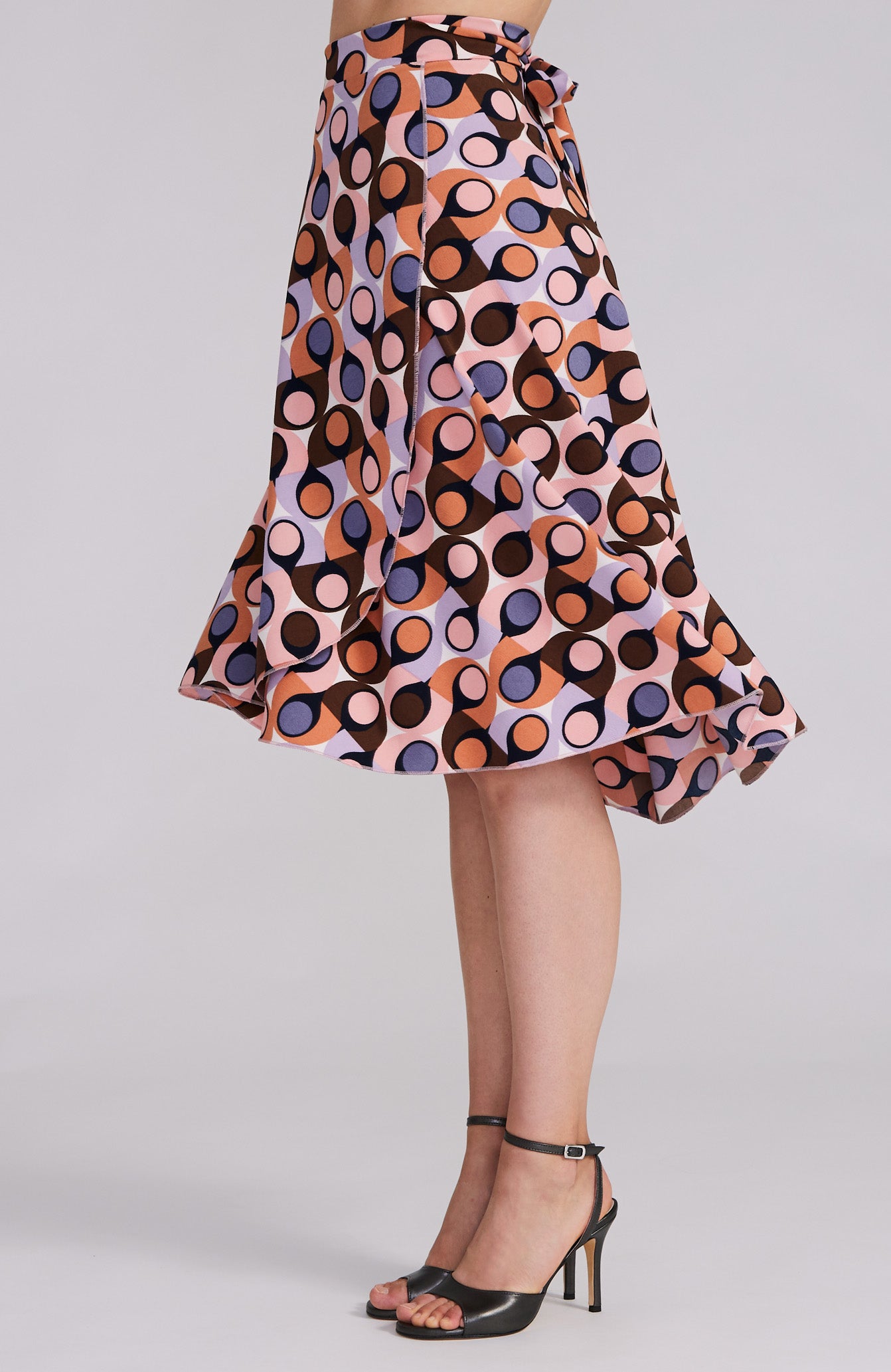 tango skirt in sixties print