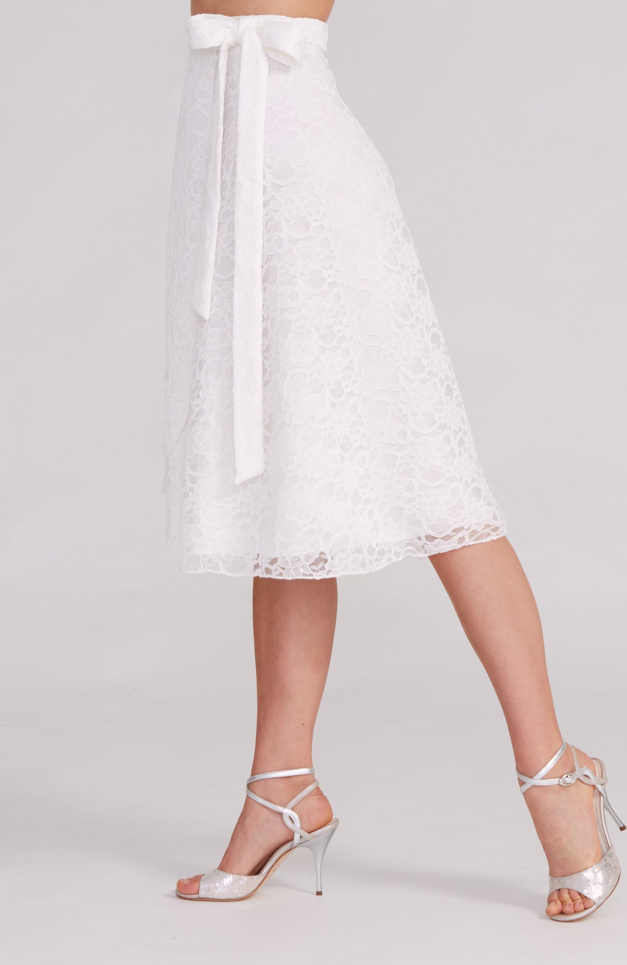 white lace tango skirt