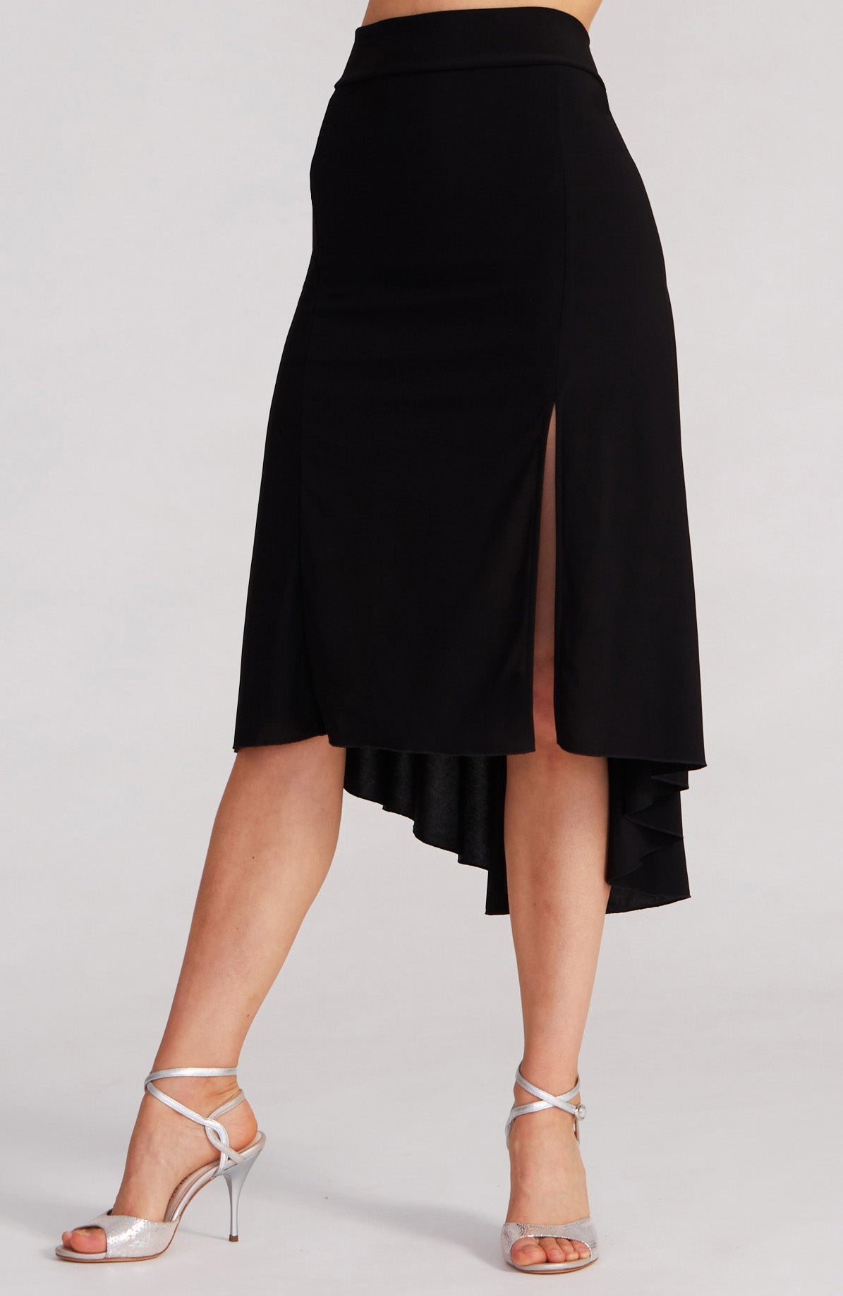 argentine tango skirt in black