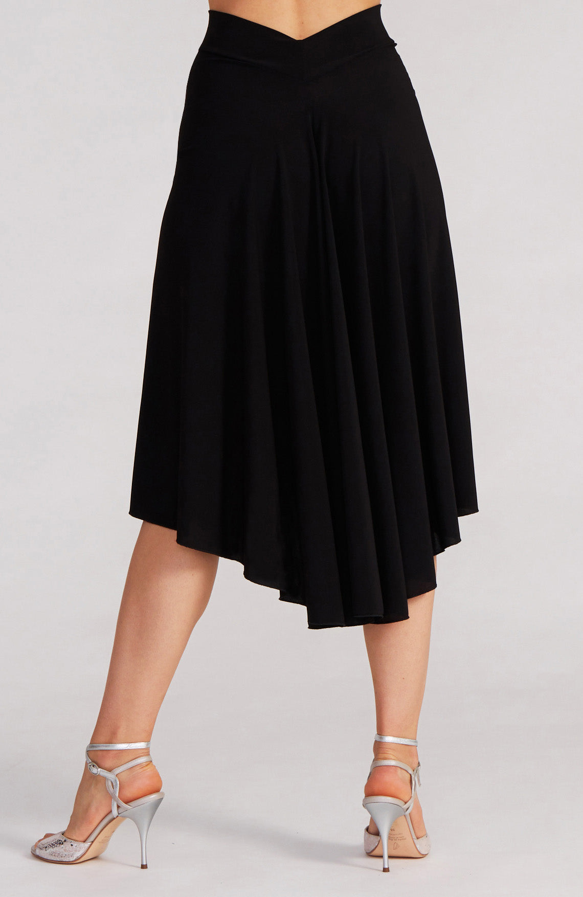 argentine tango skirt in black