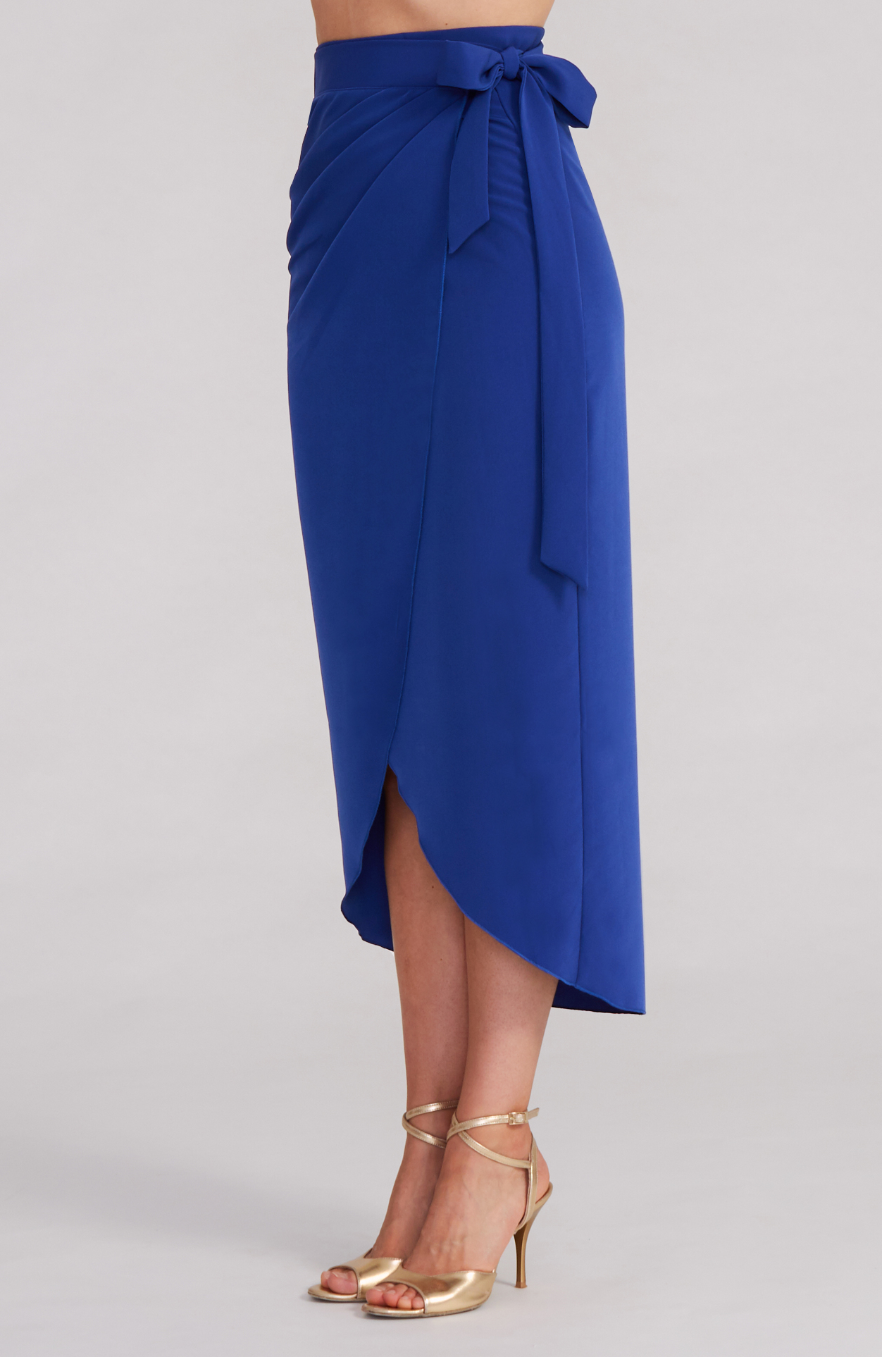 JULIET - Royal Blue Wrap Skirt