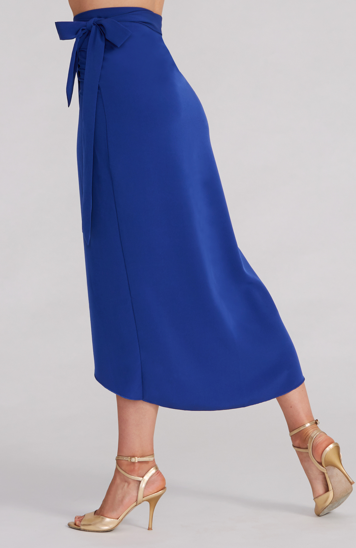 JULIET - Royal Blue Wrap Skirt